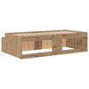 vidaXL Bedframe met lade Artisan Eiken 90 x 190 cm Bewerkt hout