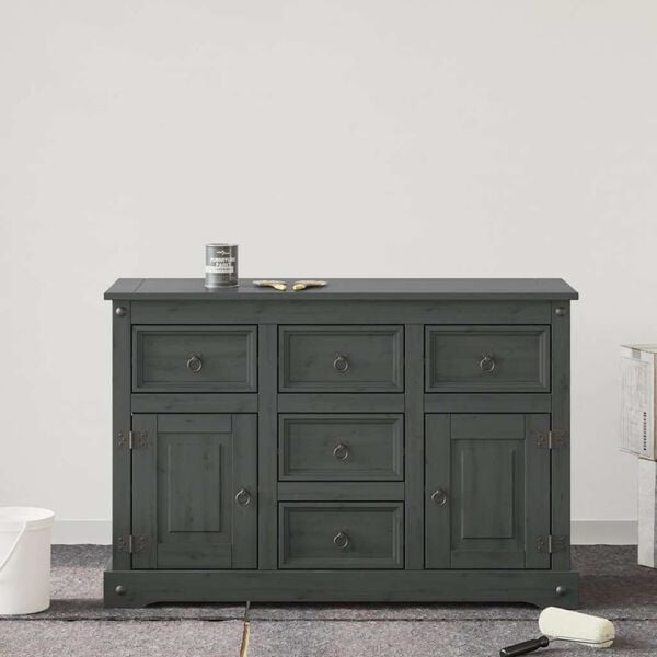 vidaXL Meubelverf Grijs 10 x 10 x 12 cm Wandprint