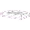 vidaXL Bedframe massief hout wit 140x200 cm
