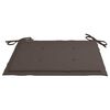 vidaXL Tuinstoelkussens 4 st 40x40x4 cm oxford stof taupe