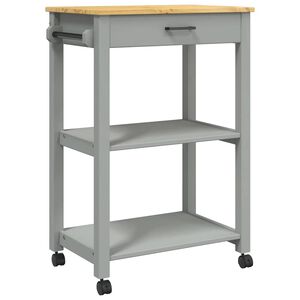 vidaXL Keukentrolley MONZA 60x40x88,5 cm massief grenenhout