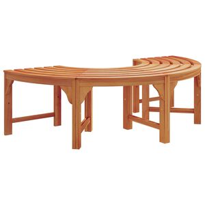 vidaXL Boom bank 4 -Seater 160 x 80 x 45cm Massief Eucalyptus Hout