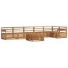 vidaXL Buiten bankenset 7 pcs Naturel Massief Acaciahout