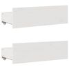 vidaXL Bedframe zonder matras met lades grenenhout wit 150x200 cm