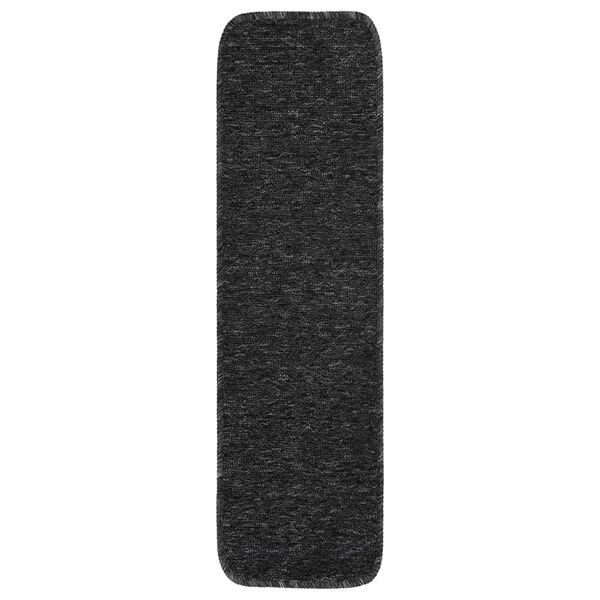vidaXL Trapmatten 15 st anti-slip rechthoekig 75x20 cm antracietkleur