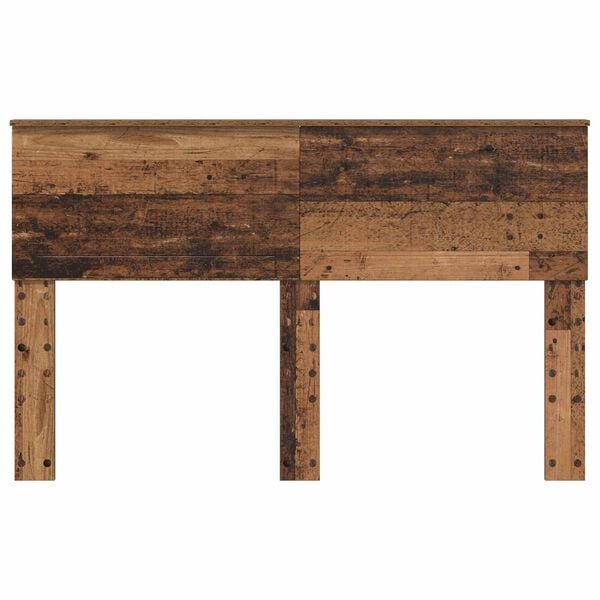 vidaXL Hoofdbord Oud Hout 140 cm Bewerkt hout