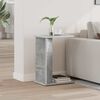 vidaXL Bijzettafel Beton Grijs 35 x 25 x 50 cm Bewerkt hout