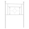 vidaXL Vervangend hoofdbord 75 cm metaal wit