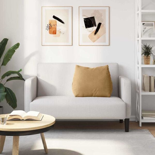 vidaXL Rugkussen Bruin 60 x 20 x 50 cm Cordstof