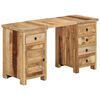 vidaXL Bureau 140x50x77 cm massief mangohout