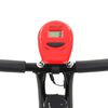vidaXL Hometrainer X-bike magnetisch met hartslagmeter zwart en rood
