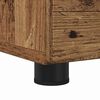 vidaXL Badkamer Kast Oud Hout 76,5 x 35 x 64 cm Bewerkt hout & Metaal