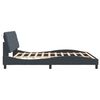 vidaXL Bedframe zonder matras 180x200 cm fluweel donkergrijs