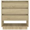 vidaXL Dressoir 70x41x75 cm bewerkt hout sonoma eikenkleurig