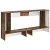 vidaXL Wandtafel Gerookte Eik 155 x 29 x 74 cm Geconstrueerd hout