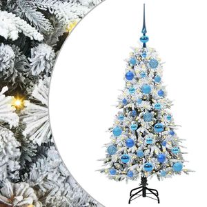 vidaXL Kunstmatige Inklapbare Kerstboom Wit 120 cm PE en PVC