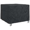 vidaXL Meubelhoes Zwart 125 x 125 x 74 cm 420D Oxford stof