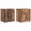 vidaXL Nachtkastje 2 pcs Oud hout 43 x 34,5 x 47 cm Bewerkt hout