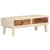 vidaXL Salontafel 90x50x35 cm massief gerecycled hout