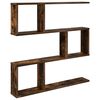vidaXL Wandplank Gerookt eiken 80 x 12 x 79,5 cm Bewerkt hout