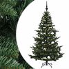 vidaXL Kunstkerstboom met kerstbal 210 cm 300 LED's Warmwit PE & PVC
