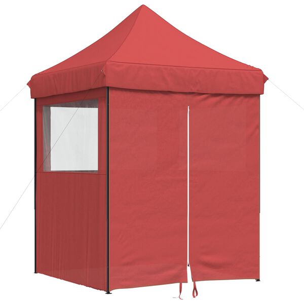 vidaXL Partytent Bordeauxrood 200 x 200 x 306 cm Oxford Stof
