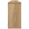 vidaXL Wandschappen kubus 2st 100x15x30cm bewerkt hout artisanaaleiken