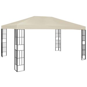 vidaXL Prieel 3x4 m cr&egrave;me