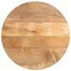 vidaXL Tafelblad rond &Oslash; 40x2,5 cm massief ruw mangohout