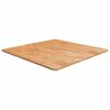 vidaXL Tafelblad vierkant 80x80x1,5cm massief eiken lichtbruin
