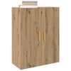 vidaXL Wandkast 2 pcs Artisan Eiken 69,5 x 34 x 90 cm Bewerkt hout