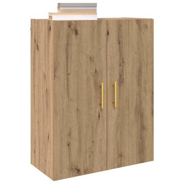 vidaXL Wandkast 2 pcs Artisan Eiken 69,5 x 34 x 90 cm Bewerkt hout