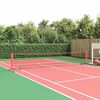 vidaXL Tennisnet Zwart en Rood 494,5 x 90 x 87 cm Polyester