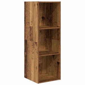 vidaXL Tv-meubelset Oud Hout 37 x 37 x 107 cm Bewerkt hout