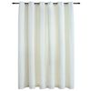 vidaXL Gordijn verduisterend met ringen 290x245 cm fluweel cr&egrave;me