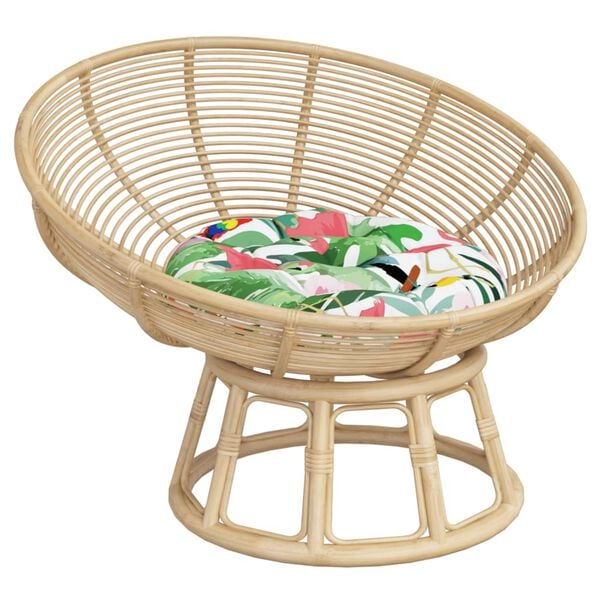 vidaXL Kussen rond &Oslash; 60x11 cm oxford stof meerkleurig