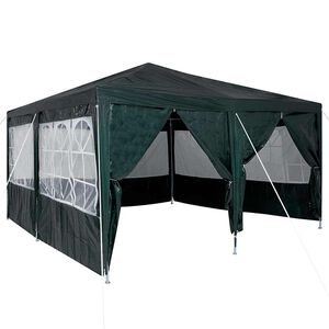 vidaXL Partytent Groen 400 x 400 x 266 cm Polyetheen