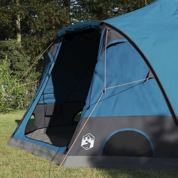 vidaXL Koepeltent met dak met opslag Blauw 505 x 450 x 248 cm