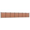 vidaXL Schuttingpaneel 1218x186 cm HKC bruin