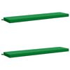 vidaXL Bank Kussens SOEST 2 st 100% Polyester Groen 170 x 40 x 8 cm