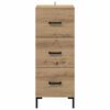 vidaXL Dressoir met lade Artisan Eiken 34,5 x 34 x 90 cm Bewerkt hout