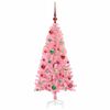 vidaXL Kerstboom met 150 LED met standaard Roze 120 cm PVC