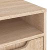 vidaXL Tv-meubel VISNES 60x40x38 cm bewerkt hout sonoma eikenkleurig