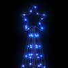 vidaXL LED-kerstboom 200 LEDs 180 cm blauw