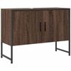 vidaXL Badkamertenk te kast Bruin eiken 80 x 33 x 60 cm