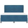 vidaXL Boxspringbed met matras Donkerblauw 200 x 180 cm Polyester