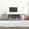 vidaXL Tv-meubels 2 st 80x35x36,5 cm bewerkt hout betongrijs