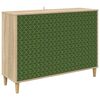vidaXL Dressoir GELEEN Sonoma 102 x 33 x 75 cm Bewerkt hout