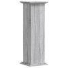 vidaXL Plantenstandaard 33x33x100 cm bewerkt hout grijs sonoma eiken