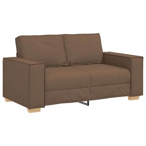 vidaXL 2-zitsbank Bruin 160x78x84 cm Stof